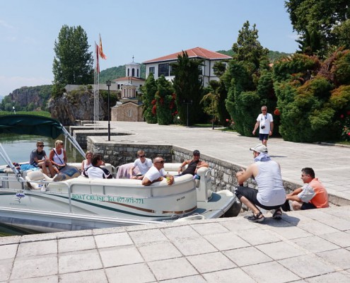 Sommerferie i Makedonien Bådtur med Katamarin En dag på Ohridsøen
