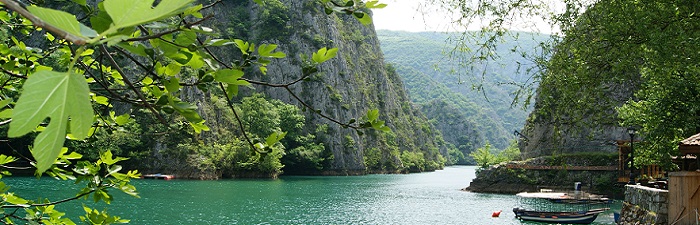 Matka Canyon i Makedonien